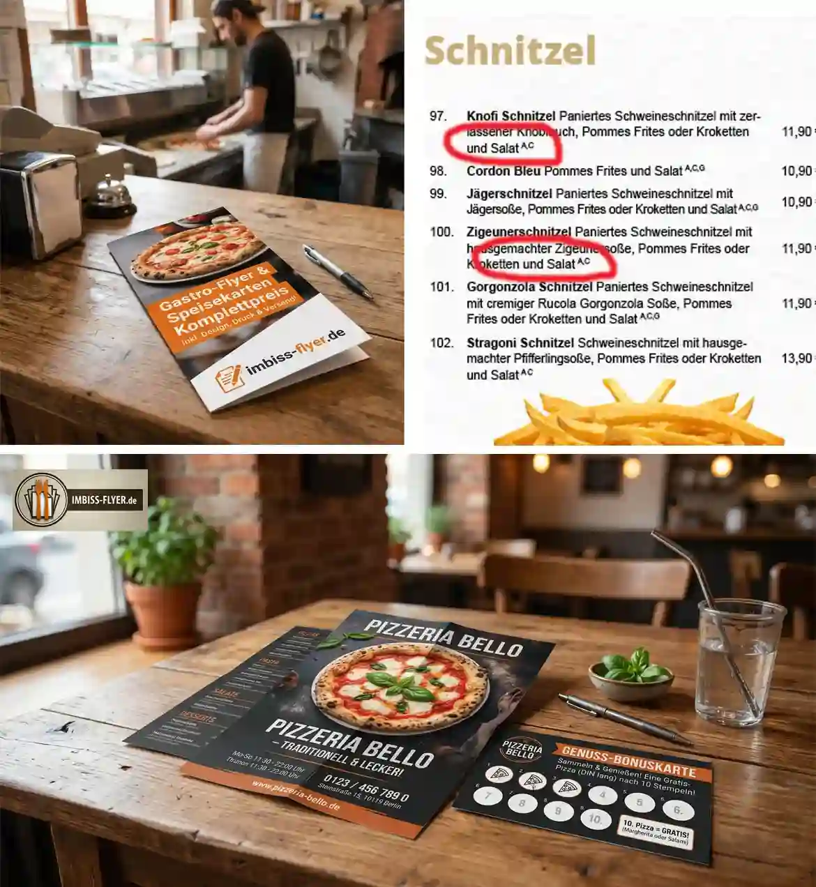Flyer Kennzeichnung Allergene
