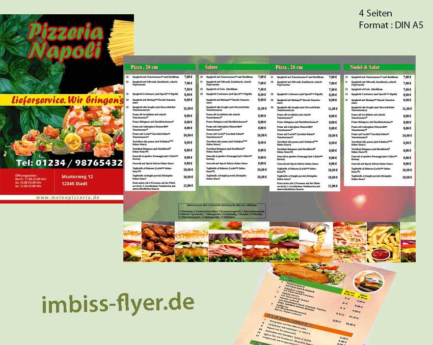 Pizza Flyer Menu