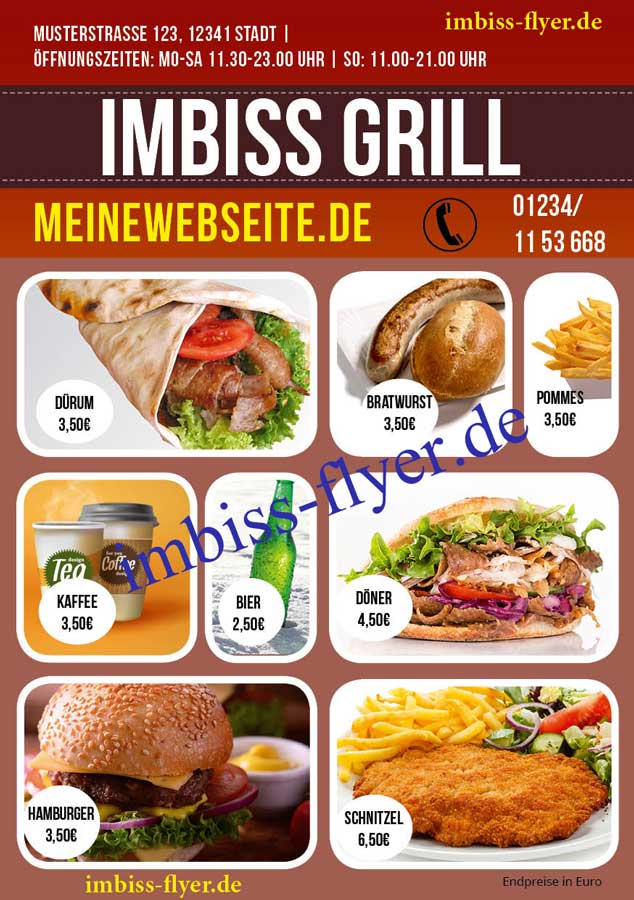 Döner Flyer A5