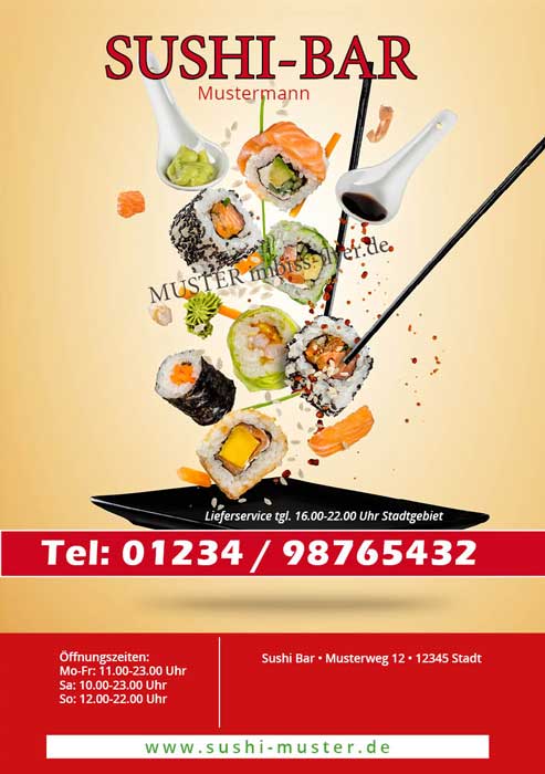 Flyer Sushi