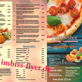 Muster Pizzeria Flyer Design
